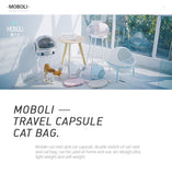 MOBOLI Cats Capsule, Breathable Pet Bag, Carrier Bag, Pet House