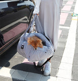 Pluto Dog Cat Bag Multi-Carrier 100% 棉, 韓國製造單肩包寵物背包, 狗床, 汽車安全座椅